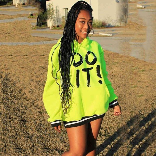women's hoodies & sweatshirts green orescent make it print oversized sweatshirt with female hoodie girls fall deisgn long sleeve plus c, Black
women's hoodies & sweatshirts green orescent make it print oversized sweatshirt with female hoodie girls fall deisgn long sleeve plus c, Black