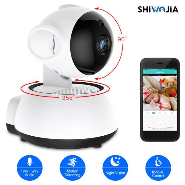 cameras shiwojia baby monitor home security ip camera wireless smart wifi mini nightvision two way audio motion detecti
cameras shiwojia baby monitor home security ip camera wireless smart wifi mini nightvision two way audio motion detecti