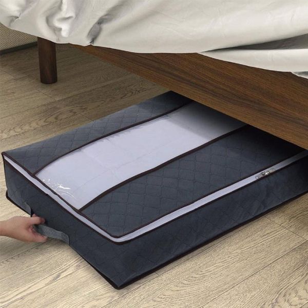 storage bags 2 pcs underbed with handle foldable non-woven clothes zip organizer for duvets cushions blankets
storage bags 2 pcs underbed with handle foldable non-woven clothes zip organizer for duvets cushions blankets
