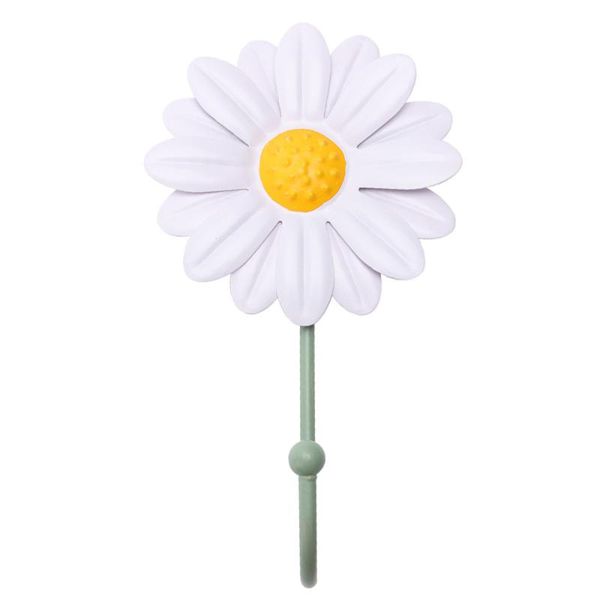 1pc daisy clothes hook iron wall hanging durable hat hanger for home hooks & rails 
1pc daisy clothes hook iron wall hanging durable hat hanger for home hooks & rails