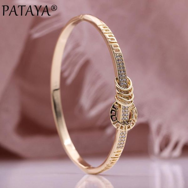 bangle pataya classic wedding fashion jewelry 585 rose gold women bangles natural zircon creative luxury hollow, Black
bangle pataya classic wedding fashion jewelry 585 rose gold women bangles natural zircon creative luxury hollow, Black