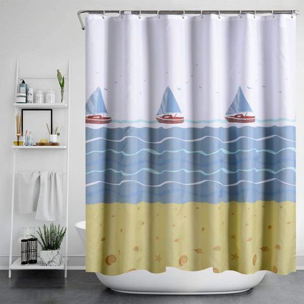 fuwatacchi cartoon sailboat pattern shower curtain bathroom frabic waterproof with hooks home decor curtains
fuwatacchi cartoon sailboat pattern shower curtain bathroom frabic waterproof with hooks home decor curtains