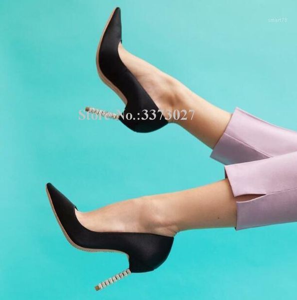 dress shoes fashion pointed toe crystal diamond thin heel ladies pumps slip-on gladiator single wedding high heels1, Black
dress shoes fashion pointed toe crystal diamond thin heel ladies pumps slip-on gladiator single wedding high heels1, Black