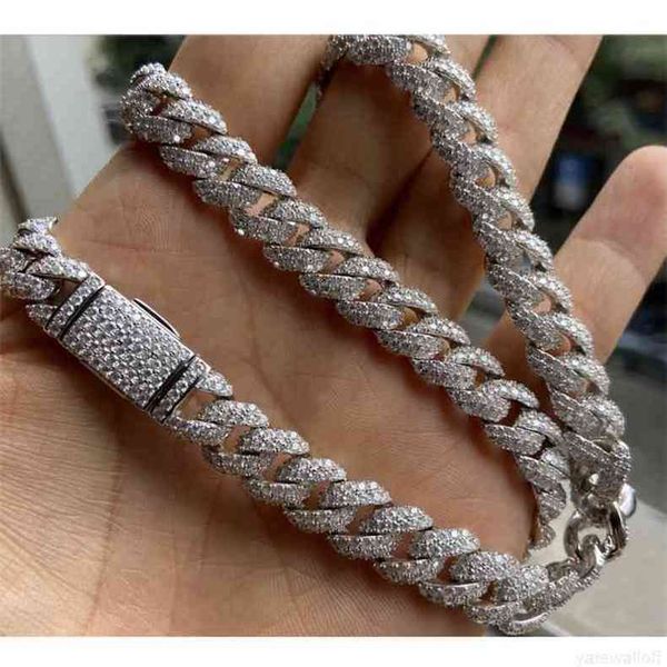 necklaces mosangnai 18k white gold plated cuban link chain with moissanite diamond bracelet hip hop jewelry for men 923f, Silver
necklaces mosangnai 18k white gold plated cuban link chain with moissanite diamond bracelet hip hop jewelry for men 923f, Silver