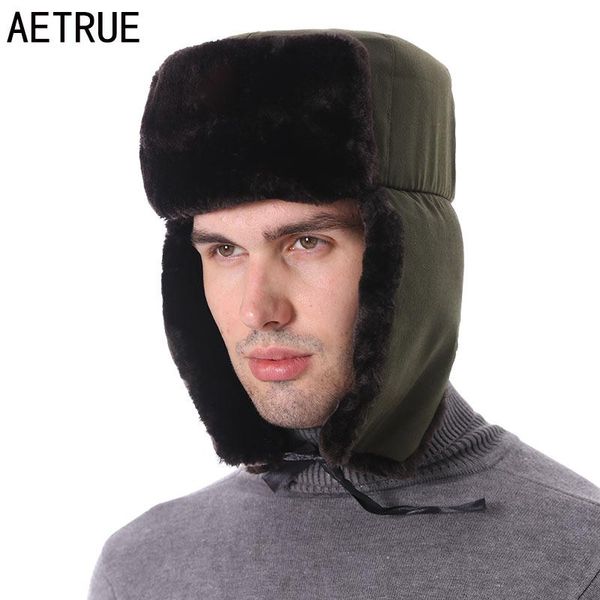 berets aetrue winter bomber hat men hats for women thick earflap warm ski outdoor sport gorro mask male balaclava, Blue;gray
berets aetrue winter bomber hat men hats for women thick earflap warm ski outdoor sport gorro mask male balaclava, Blue;gray