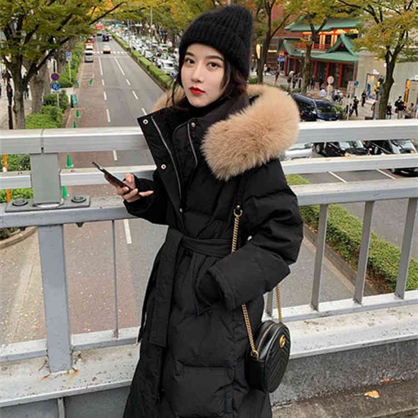 women's parkas down ladies jacket off season female zhang beibei same korean version medium and long style waist over knee fashion hood, Black
women's parkas down ladies jacket off season female zhang beibei same korean version medium and long style waist over knee fashion hood, Black
