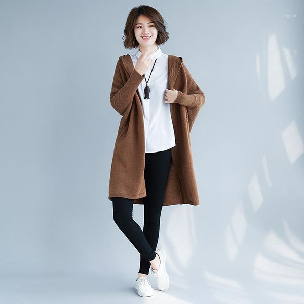 women's sweaters wuzhongren women winter autumn casual cardigan cotton wool blend long sleeves hooded batwing open stitch sweater, White;black
women's sweaters wuzhongren women winter autumn casual cardigan cotton wool blend long sleeves hooded batwing open stitch sweater, White;black