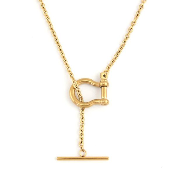 pendant necklaces stainless steel women u shackle long t bar choker necklace gold color toggle collares de moda boho collier gift, Silver
pendant necklaces stainless steel women u shackle long t bar choker necklace gold color toggle collares de moda boho collier gift, Silver