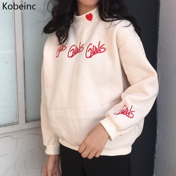 women's hoodies & sweatshirts kobeinc harajuku long sleeves pullovers brief letter embroidery women sweatshirt sudadera feminina leisur, Black
women's hoodies & sweatshirts kobeinc harajuku long sleeves pullovers brief letter embroidery women sweatshirt sudadera feminina leisur, Black
