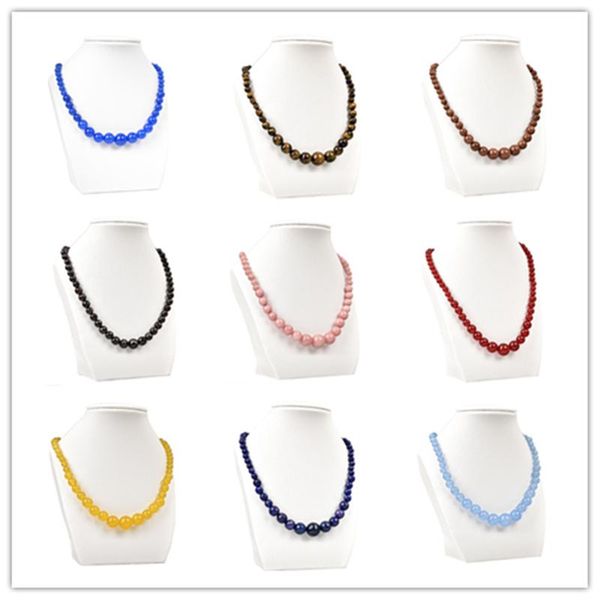 chains natural stones round beads blue sandstone crystal malachite quartz jewellery necklace factory wholesale 18" 1pcs, Silver
chains natural stones round beads blue sandstone crystal malachite quartz jewellery necklace factory wholesale 18" 1pcs, Silver