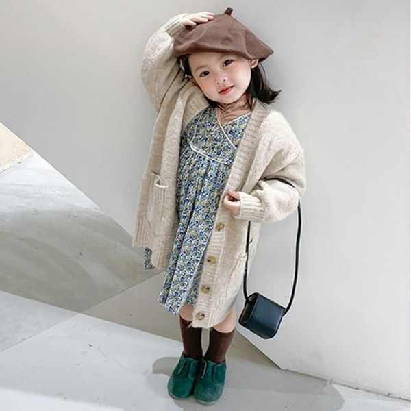 jackets korean baby girls mid-length solid sweaters cardigan girl single-breasted loose children fashion all-match warm knitted coat, Blue;gray
jackets korean baby girls mid-length solid sweaters cardigan girl single-breasted loose children fashion all-match warm knitted coat, Blue;gray