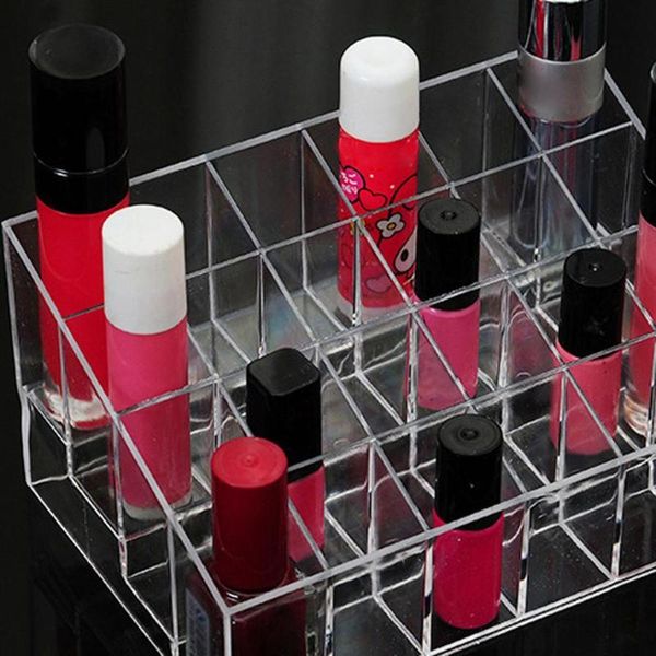 storage boxes & bins 24 grid lipstick box acrylic makeup organizer nail polish display stand holder cosmetic
storage boxes & bins 24 grid lipstick box acrylic makeup organizer nail polish display stand holder cosmetic