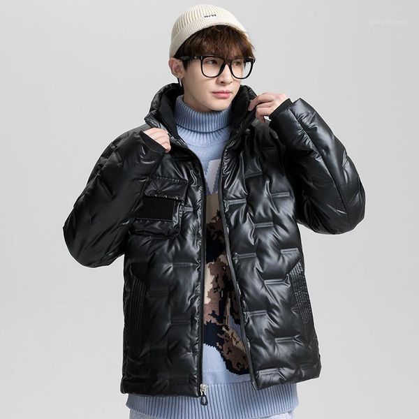 men's down & parkas thick winter warm men jackets and coats padded outwear waterproof puffer bubble casual fashion bright color, Black
men's down & parkas thick winter warm men jackets and coats padded outwear waterproof puffer bubble casual fashion bright color, Black