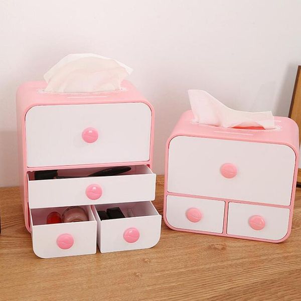 tissue boxes & napkins 1pc plastic box with drawers napkin holder makeup storage jewelry deskoffice cosmetic organizer
tissue boxes & napkins 1pc plastic box with drawers napkin holder makeup storage jewelry deskoffice cosmetic organizer