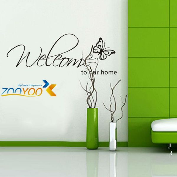 wall stickers welcome to our home decoration creative decals zooyoo8152 decorative adesivo de parede removable
wall stickers welcome to our home decoration creative decals zooyoo8152 decorative adesivo de parede removable