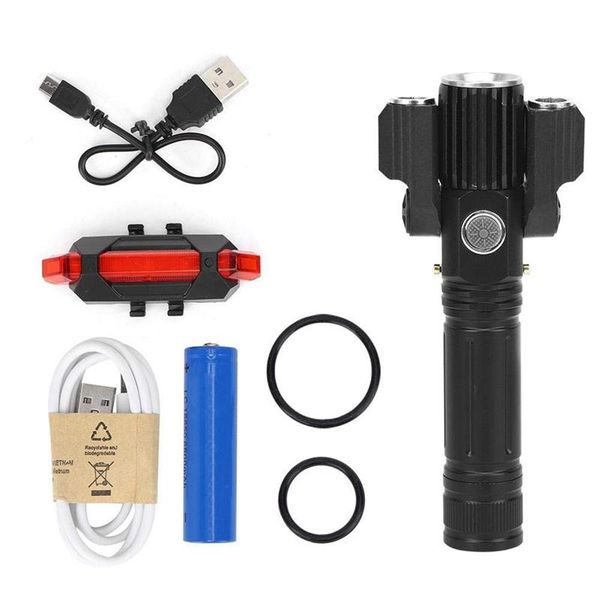 lighting three-head t6 rotating multi-function led rechargeable night riding for fishing cycling bike lights
lighting three-head t6 rotating multi-function led rechargeable night riding for fishing cycling bike lights