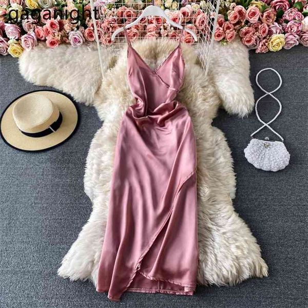 women slip dress sleeveless fashion smooth bodycon banquet dresses office lady high waist chic vestidos 210601, Black;gray
women slip dress sleeveless fashion smooth bodycon banquet dresses office lady high waist chic vestidos 210601, Black;gray