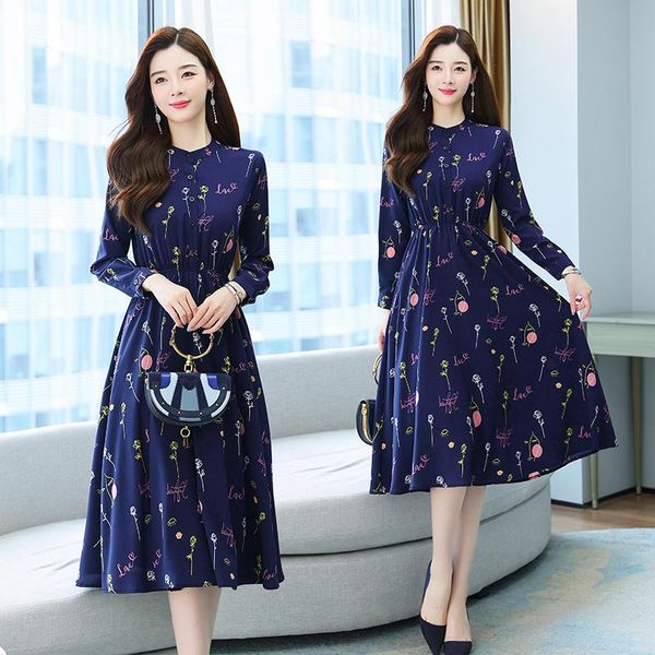 casual dresses blue midi chiffon floral women dress autumn spring runway 2021 y2k korean fairy long sleeve vintage elegant boho party, Black;gray
casual dresses blue midi chiffon floral women dress autumn spring runway 2021 y2k korean fairy long sleeve vintage elegant boho party, Black;gray