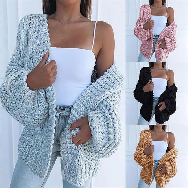 fashion women winter faux mohair sweater knitted loose warm cardigan casual coat womens clothing pull femme, White;black 
fashion women winter faux mohair sweater knitted loose warm cardigan casual coat womens clothing pull femme, White;black