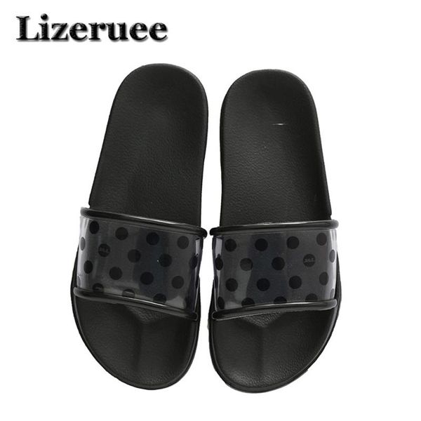women slippers summer slides cute polka dot cartoon platform sandals slip on flip flops beach zapatillas mujer, Black
women slippers summer slides cute polka dot cartoon platform sandals slip on flip flops beach zapatillas mujer, Black