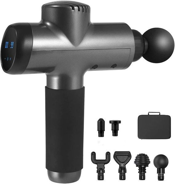 deep tissue massage gun quiet handheld with 20 speeds & 6 heads,back muscle soreness&recovery for athletes,long battery life
deep tissue massage gun quiet handheld with 20 speeds & 6 heads,back muscle soreness&recovery for athletes,long battery life