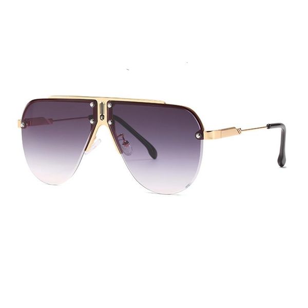 sunglasses classic retro luxury frameless oval for women men fashion elegant cool driving travel uv400 sun glasses, White;black
sunglasses classic retro luxury frameless oval for women men fashion elegant cool driving travel uv400 sun glasses, White;black