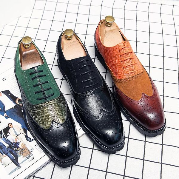 dress shoes 2021 fall formal wear trendy fashion all-match pointed toe low cut bullock casual large size men zapatos hombre yx053, Black
dress shoes 2021 fall formal wear trendy fashion all-match pointed toe low cut bullock casual large size men zapatos hombre yx053, Black