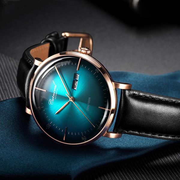 wristwatches carnival miyota watches men fashion waterproof rose gold silver calendar automatic mechanical wristwatch relogio, Slivery;brown
wristwatches carnival miyota watches men fashion waterproof rose gold silver calendar automatic mechanical wristwatch relogio, Slivery;brown