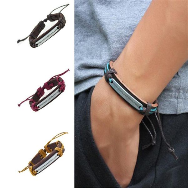 link, chain fashion english inspirational letter men 's jewelry bracelet women rope gift, Black
link, chain fashion english inspirational letter men 's jewelry bracelet women rope gift, Black