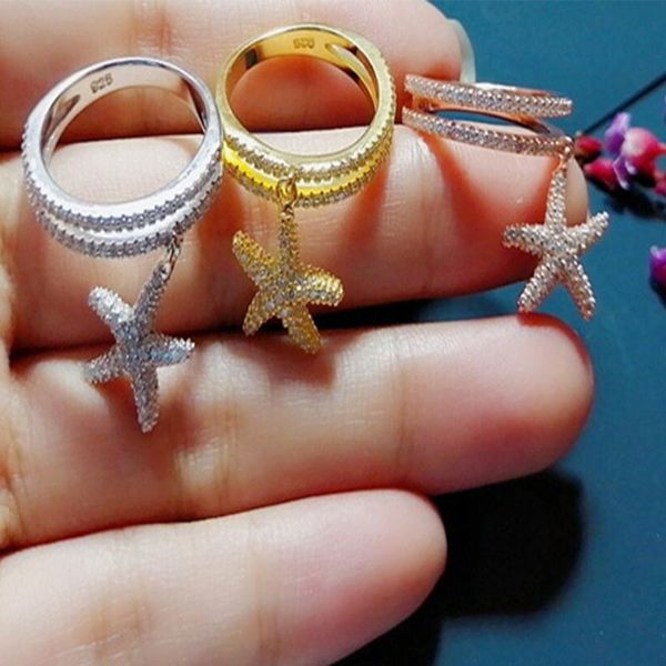 cluster rings kakany 2021 fashion ocean star ring microcube zirconia party summer beach women's men's jewelry, Golden;silver
cluster rings kakany 2021 fashion ocean star ring microcube zirconia party summer beach women's men's jewelry, Golden;silver
