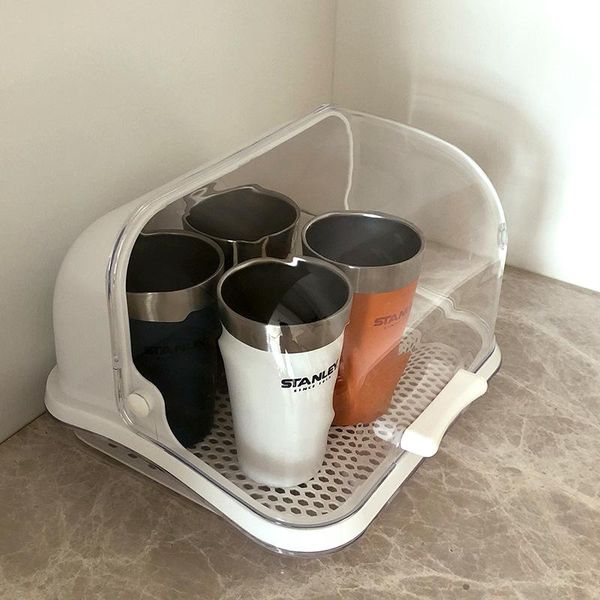 hooks & rails kitchen water cup storage rack plastic food tableware box with lid milk bottle drain
hooks & rails kitchen water cup storage rack plastic food tableware box with lid milk bottle drain