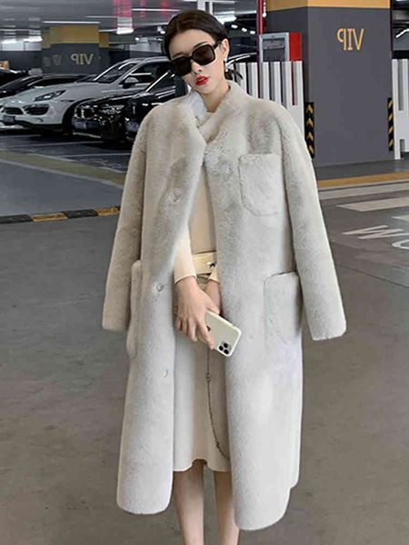 women's fur & faux elegant women fashion winter warm thick long coat casaco feminino jackets outerwear 3f2m, Black
women's fur & faux elegant women fashion winter warm thick long coat casaco feminino jackets outerwear 3f2m, Black