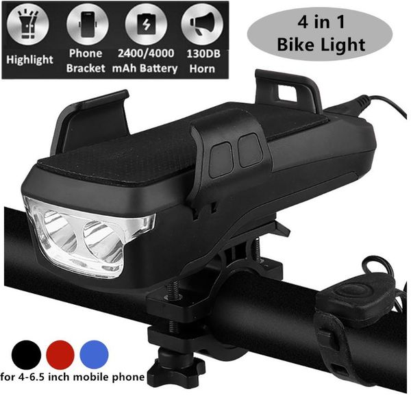wasafire multi-function bike light 2* t6 led headlight phone holder power bank horn 4 in 1 usb rechargeable lights
wasafire multi-function bike light 2* t6 led headlight phone holder power bank horn 4 in 1 usb rechargeable lights