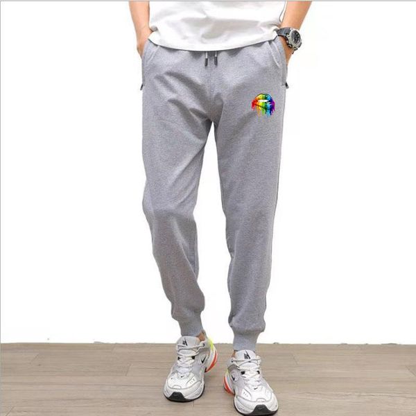 men's pants casual trousers jogging loose street high elastic waist sports male, Black
men's pants casual trousers jogging loose street high elastic waist sports male, Black