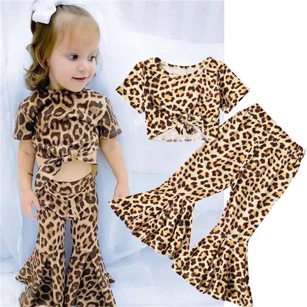 clothing sets 2pcs girls infant cotton clothes sets,summer baby leopard short sleeve o-neck knot t-shirt+flared pants for, White
clothing sets 2pcs girls infant cotton clothes sets,summer baby leopard short sleeve o-neck knot t-shirt+flared pants for, White
