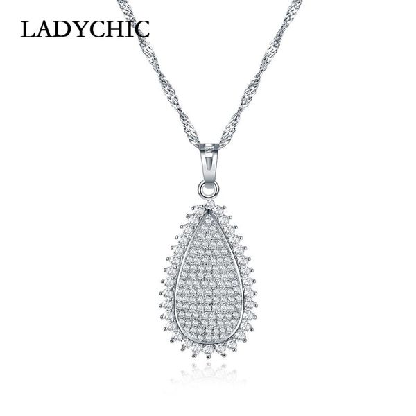 pendant necklaces ladychic water drop paved tiny zirconia stones silver color simply elegant design necklace for women ln1002
pendant necklaces ladychic water drop paved tiny zirconia stones silver color simply elegant design necklace for women ln1002