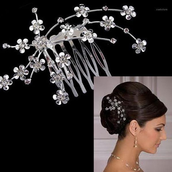 high-grade diamond plum hair comb flower rhinestone accessories accessories1