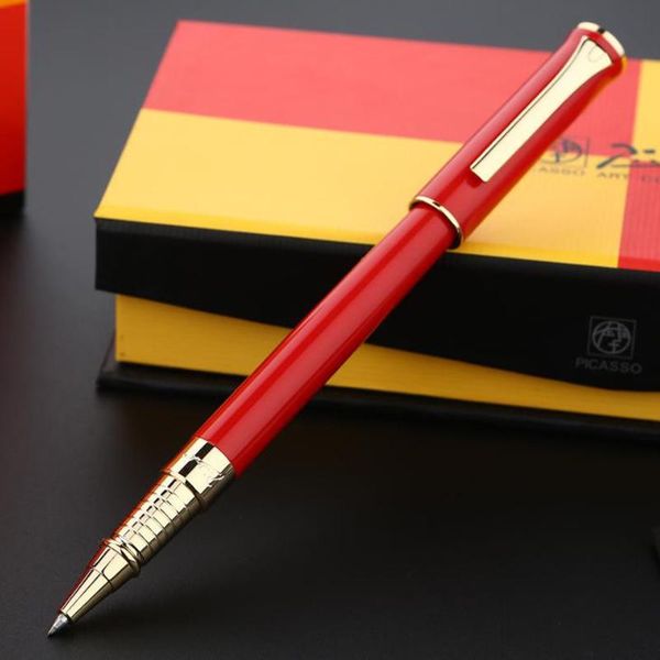 picasso 988 exquisite pimio polo metal roller ball pen with refill bright red office & school writing gift box optional ballpoint pens, Blue;orange
picasso 988 exquisite pimio polo metal roller ball pen with refill bright red office & school writing gift box optional ballpoint pens, Blue;orange
