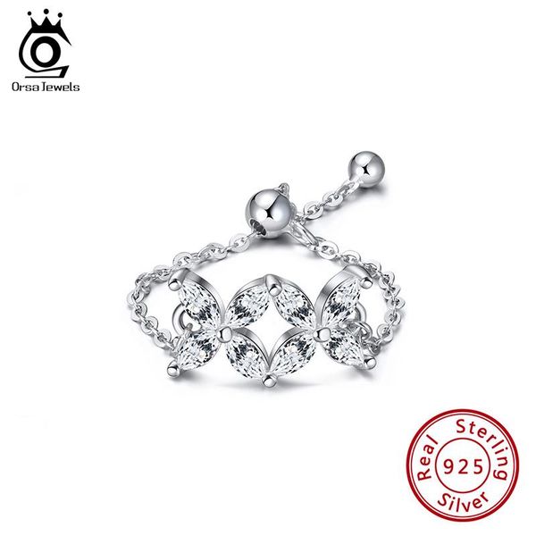 cluster rings orsa jewels real 925 sterling silver ring zircon romantic sweet bow shape jewelry for women party sr231, Golden;silver
cluster rings orsa jewels real 925 sterling silver ring zircon romantic sweet bow shape jewelry for women party sr231, Golden;silver