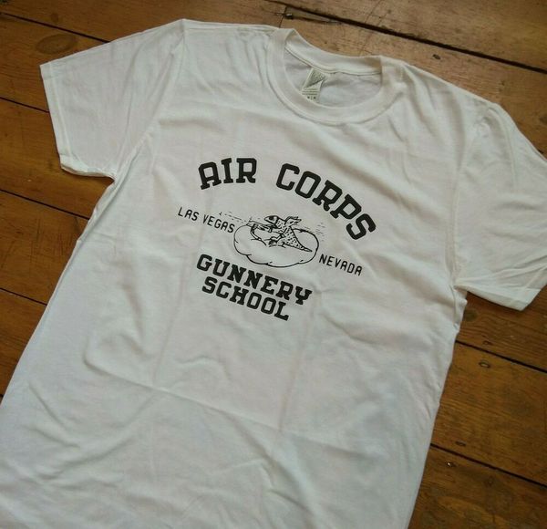 air corps gunnery school t-shirt-retro 1940's reproduction, las vegas, s-xxl, White;black
air corps gunnery school t-shirt-retro 1940's reproduction, las vegas, s-xxl, White;black