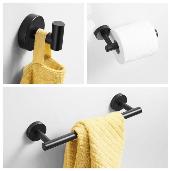 bath accessory set matte black 3-piece bathroom accessories 304 stainless steel wall mount toilet paper holder towel bar ring robe hook
bath accessory set matte black 3-piece bathroom accessories 304 stainless steel wall mount toilet paper holder towel bar ring robe hook