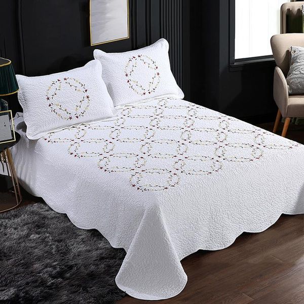 comforters & sets white bedspreads for double bed cotton quilt set 3pcs jacquard quilts cover pillowcase quilted coverlet king queen blanket
comforters & sets white bedspreads for double bed cotton quilt set 3pcs jacquard quilts cover pillowcase quilted coverlet king queen blanket