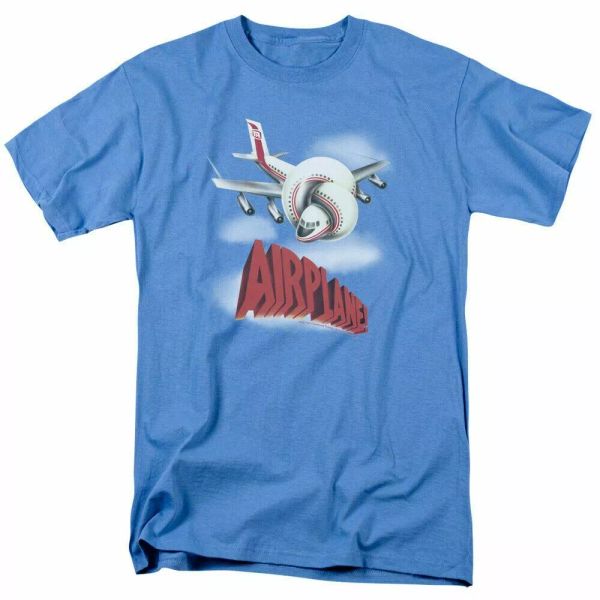 airplane logo t shirt mens licensed movie classic carolina blue, White;black
airplane logo t shirt mens licensed movie classic carolina blue, White;black