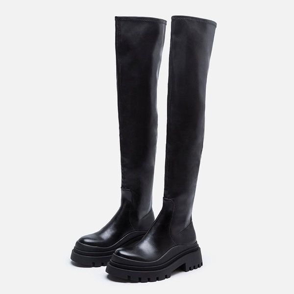 boots street style fashion 2021 autumn platform elastic over-the-knee boot leisure shoes woman botines mujer black botas
boots street style fashion 2021 autumn platform elastic over-the-knee boot leisure shoes woman botines mujer black botas