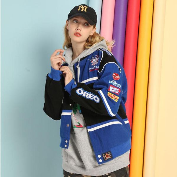 women's jackets 2021 autumn and winter men's tide brand loose jacket ins baseball uniform hip-hop youth korean women, Black;brown
women's jackets 2021 autumn and winter men's tide brand loose jacket ins baseball uniform hip-hop youth korean women, Black;brown