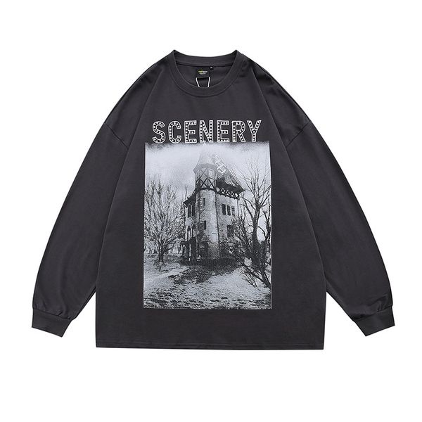 ins high street printed loose sleeve pullover autumn winter boys and teenagers round neck sweater thin long t, Black
ins high street printed loose sleeve pullover autumn winter boys and teenagers round neck sweater thin long t, Black