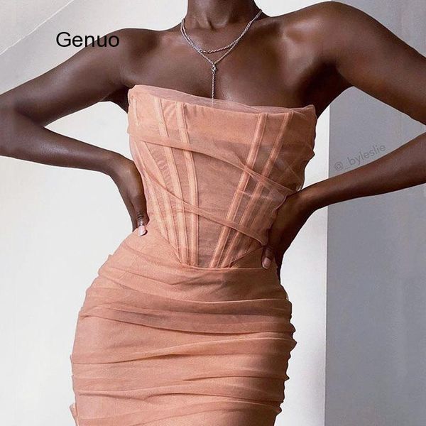 pink mesh strapless bandage woman's midi night club dress party bodycon lining in summer casual dresses, Black;gray
pink mesh strapless bandage woman's midi night club dress party bodycon lining in summer casual dresses, Black;gray