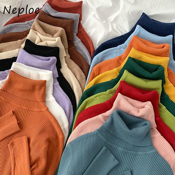 neploe turtleneck soft knitted pullovers autumn winter casual simple women sweater candy color slim fit 1h810 210510, White;black
neploe turtleneck soft knitted pullovers autumn winter casual simple women sweater candy color slim fit 1h810 210510, White;black