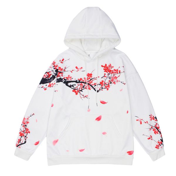 2021 winter new loose men's national fashion plum blossom print hoodie plush sweater autumn men, Black
2021 winter new loose men's national fashion plum blossom print hoodie plush sweater autumn men, Black