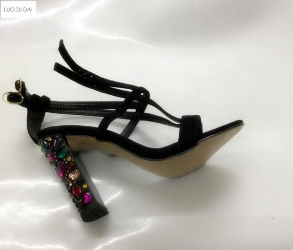 women sandals party shoes diamond heel dress summer gladiator rhinestone high heels, Black
women sandals party shoes diamond heel dress summer gladiator rhinestone high heels, Black